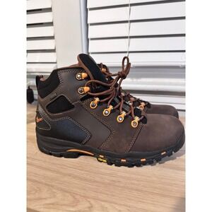 Danner Vicious 4.5" Brown Orange Waterproof Vibram Leather Work Hiking‎ Boots